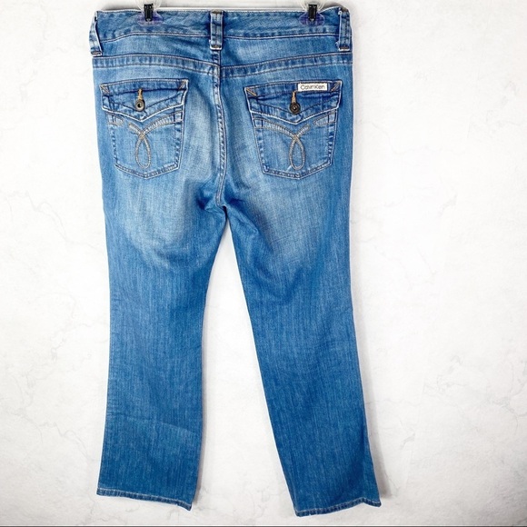 [Calvin Klein] Classic Lean Bootcut Stretch Jeans - Picture 1 of 7